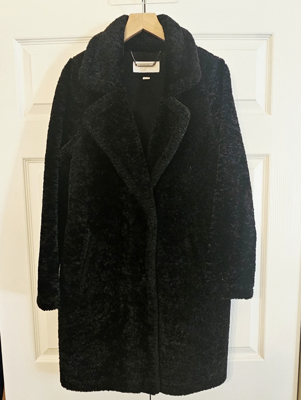 Michael Kors Black Teddy Jacket